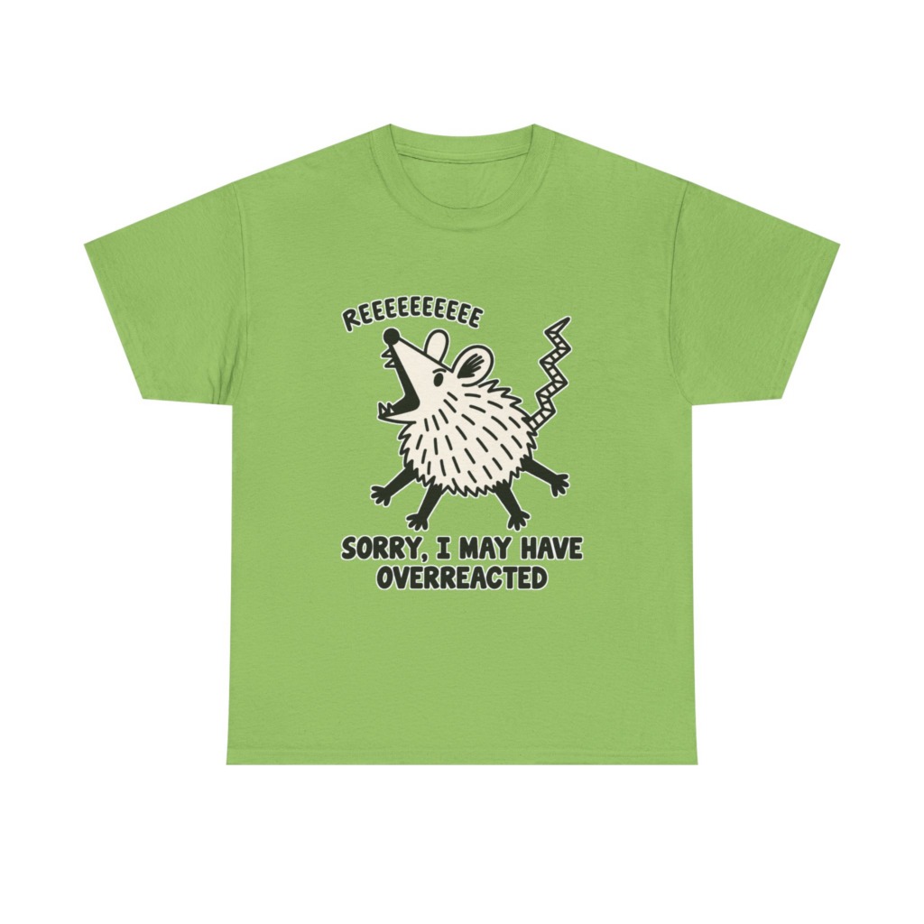 Opossum Overreaction Graphic T-Shirt