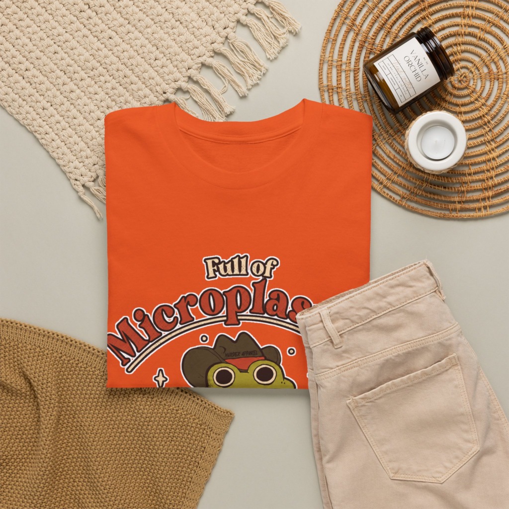 T-Shirt: Cowboy Frog Microplastics Graphic