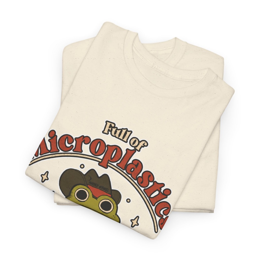 T-Shirt: Cowboy Frog Microplastics Graphic