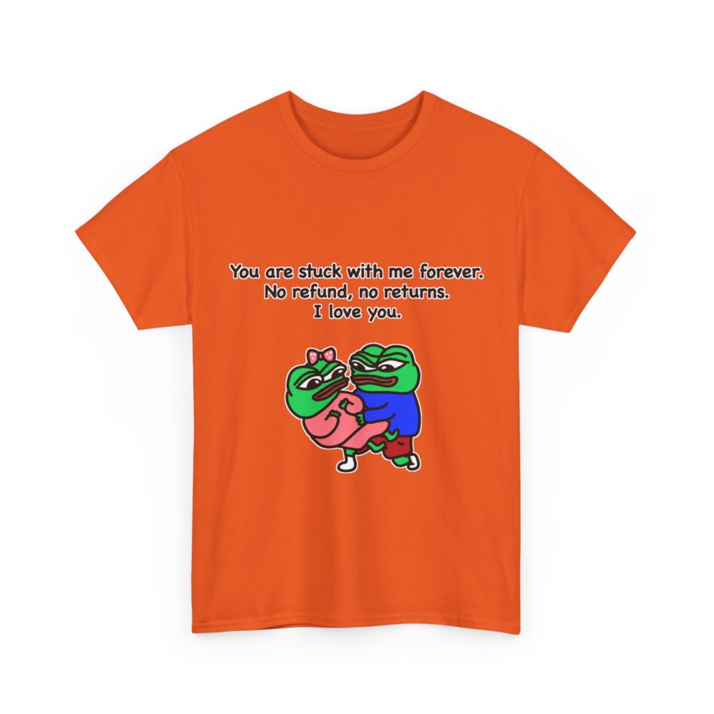 Forever Stuck Love Frogs Graphic Tee