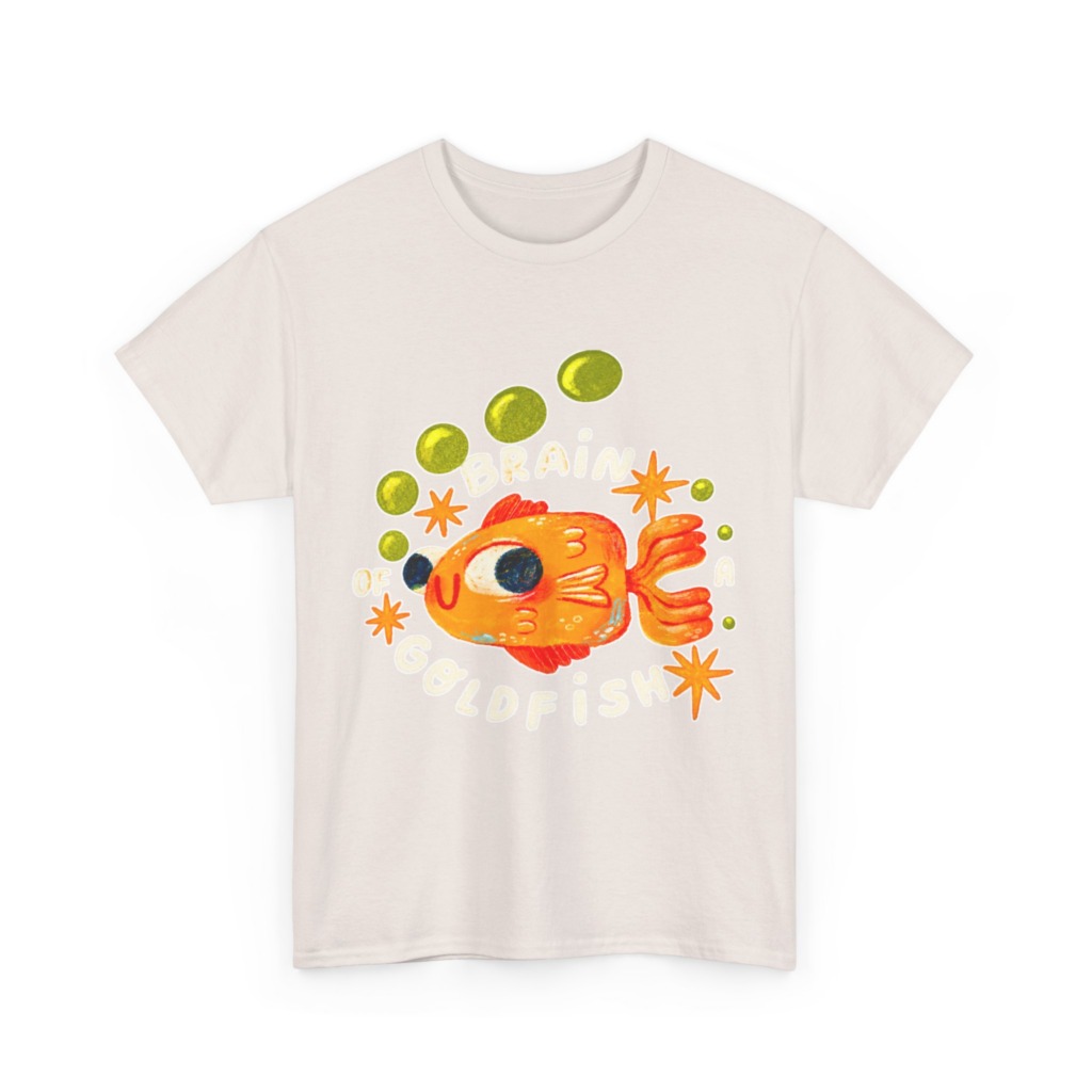 Goldfish 'Brain of a Goldfish' Graphic T-Shirt