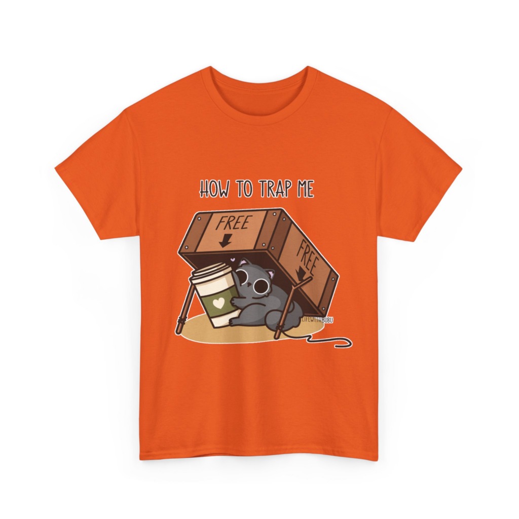 How to Trap Me Coffee Cat Graphic Tee