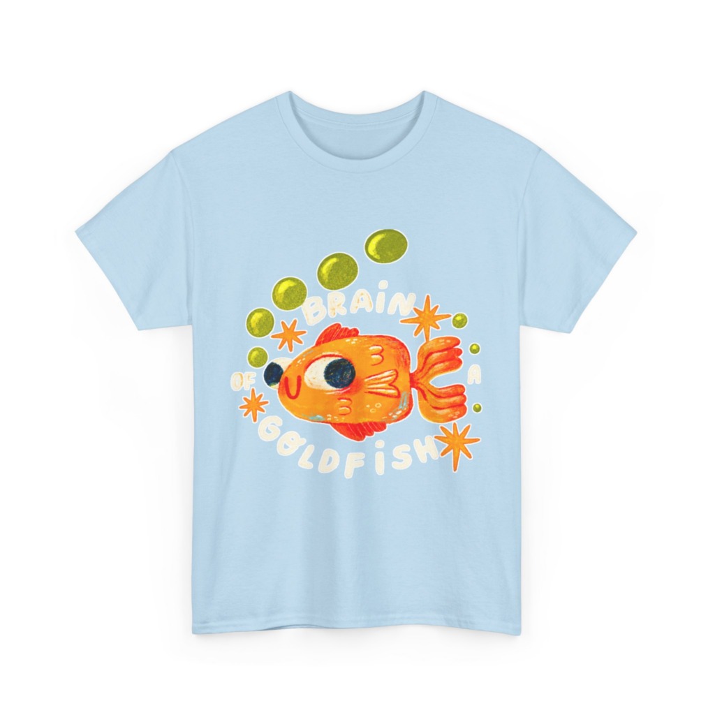 Goldfish 'Brain of a Goldfish' Graphic T-Shirt