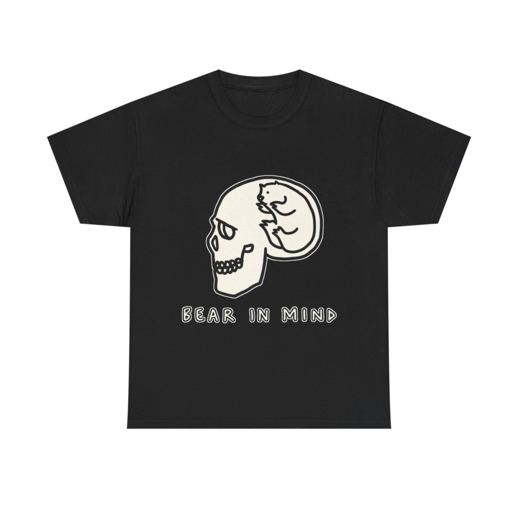 White Bear in Mind Skull Graphic T-Shirt