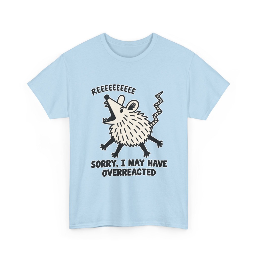 Opossum Overreaction Graphic T-Shirt