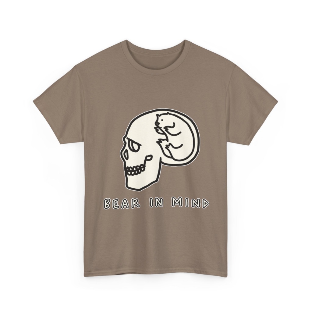 White Bear in Mind Skull Graphic T-Shirt