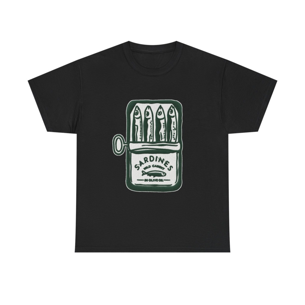 Embroidered Sardine Can Patch