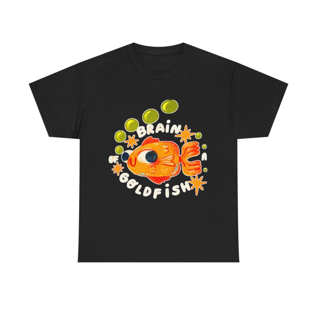 Goldfish 'Brain of a Goldfish' Graphic T-Shirt