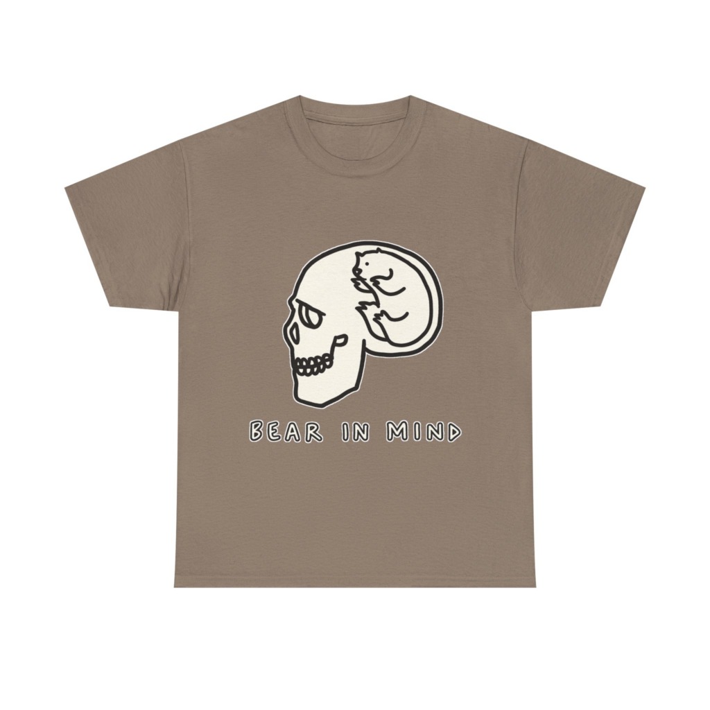 White Bear in Mind Skull Graphic T-Shirt
