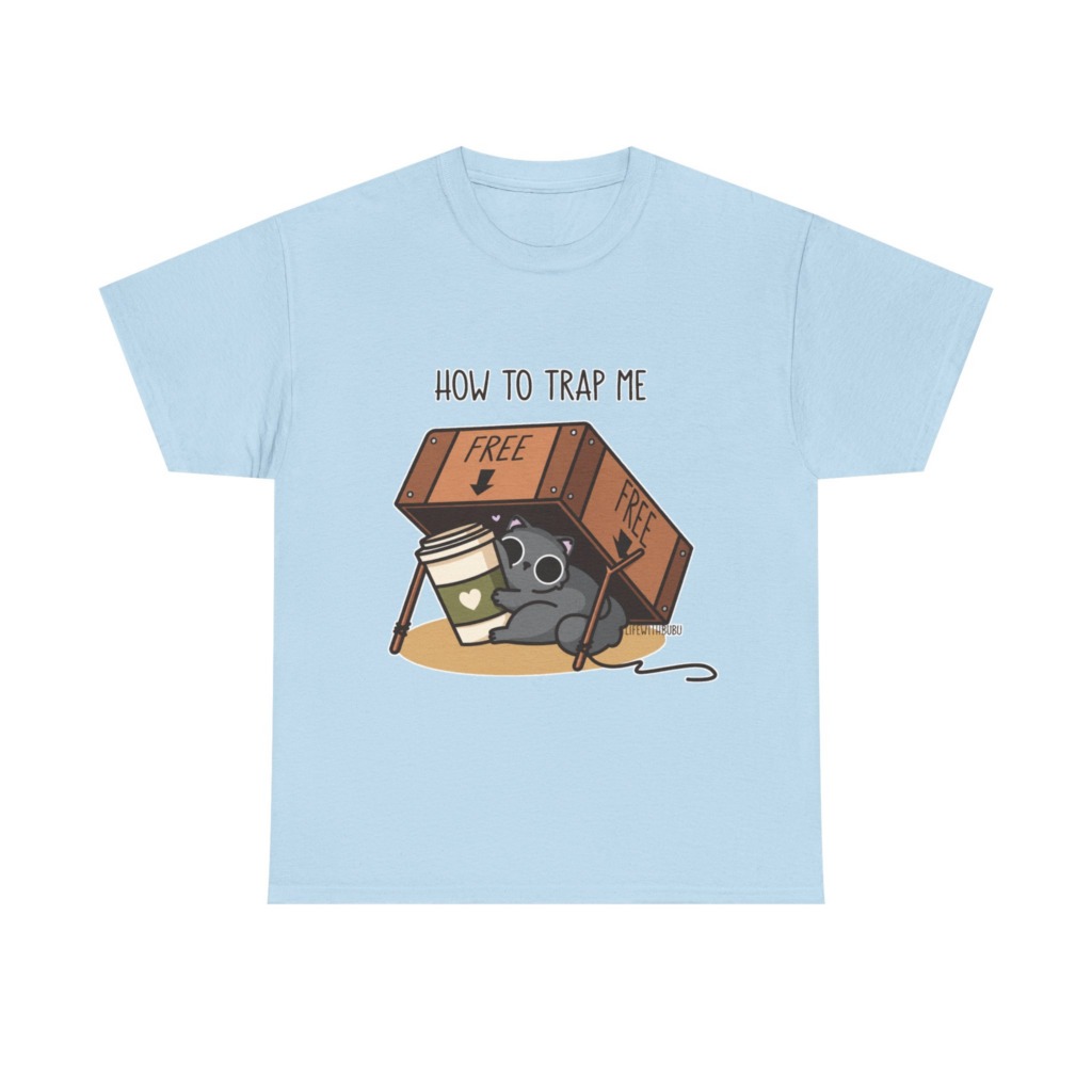 How to Trap Me Coffee Cat Graphic Tee