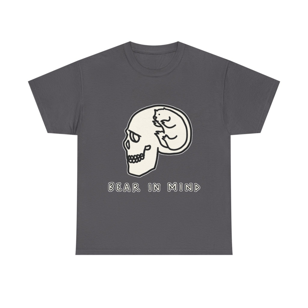 White Bear in Mind Skull Graphic T-Shirt