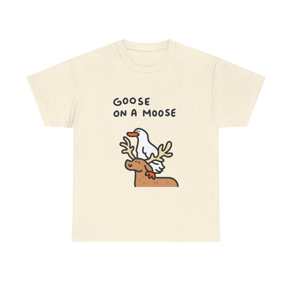 Goose on a Moose Graphic T-Shirt