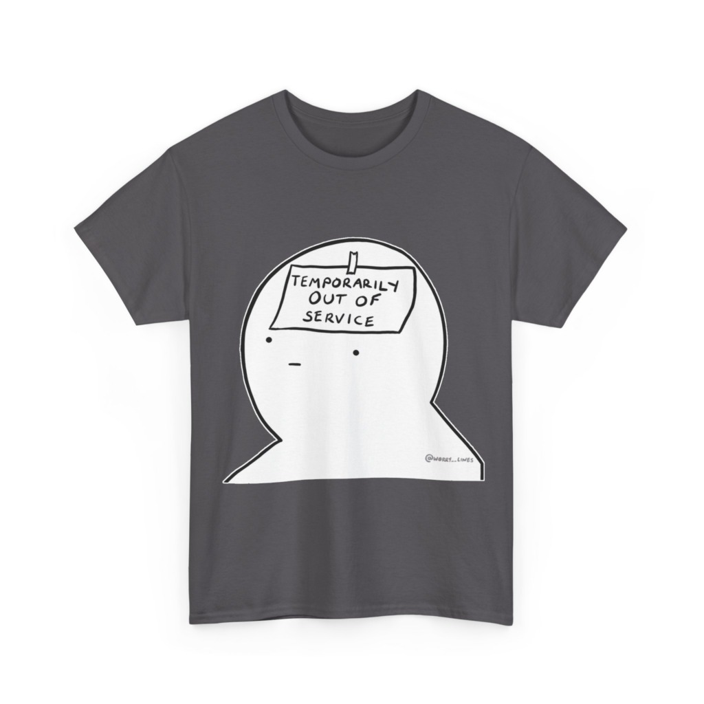 Graphic T-Shirt: Temporarily Out of Service Head