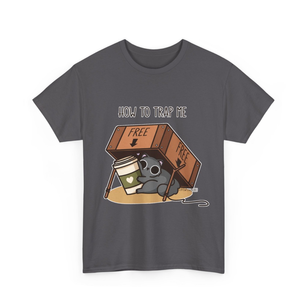 How to Trap Me Coffee Cat Graphic Tee