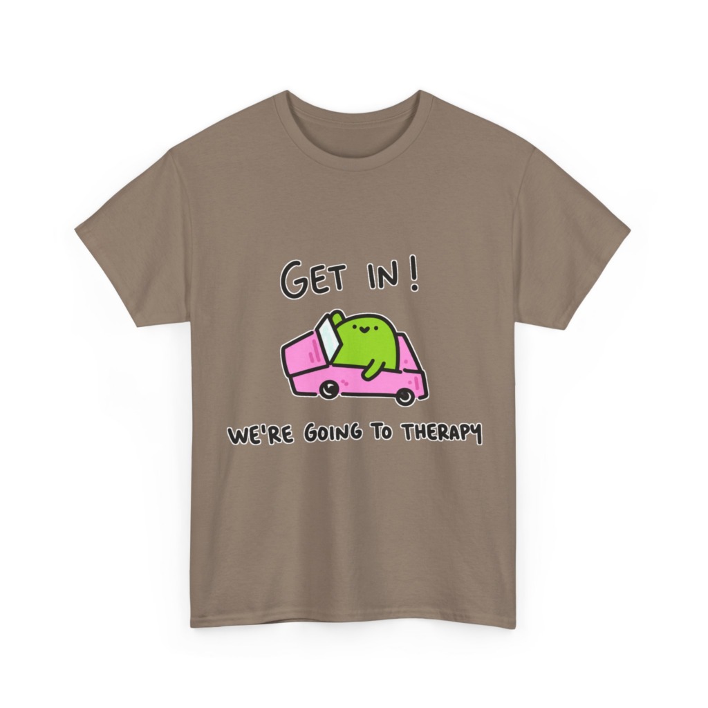 T-Shirt: 'Get In! We're Going To Therapy' Car Graphic