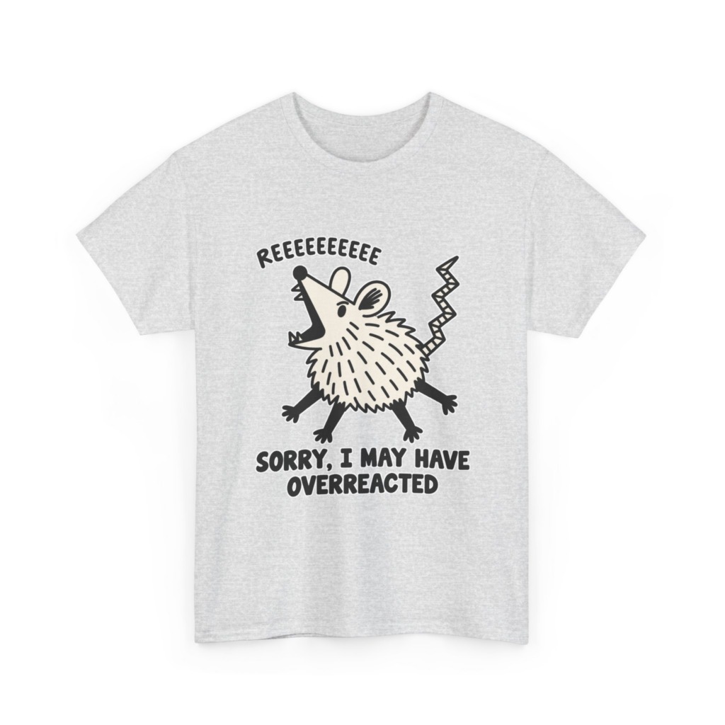 Opossum Overreaction Graphic T-Shirt