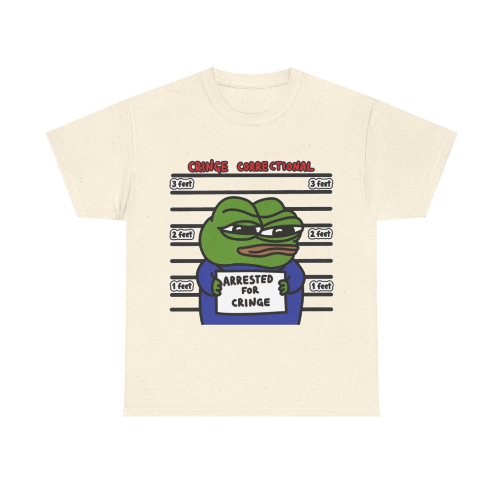 Pepe the Frog Cringe Correctional T-Shirt