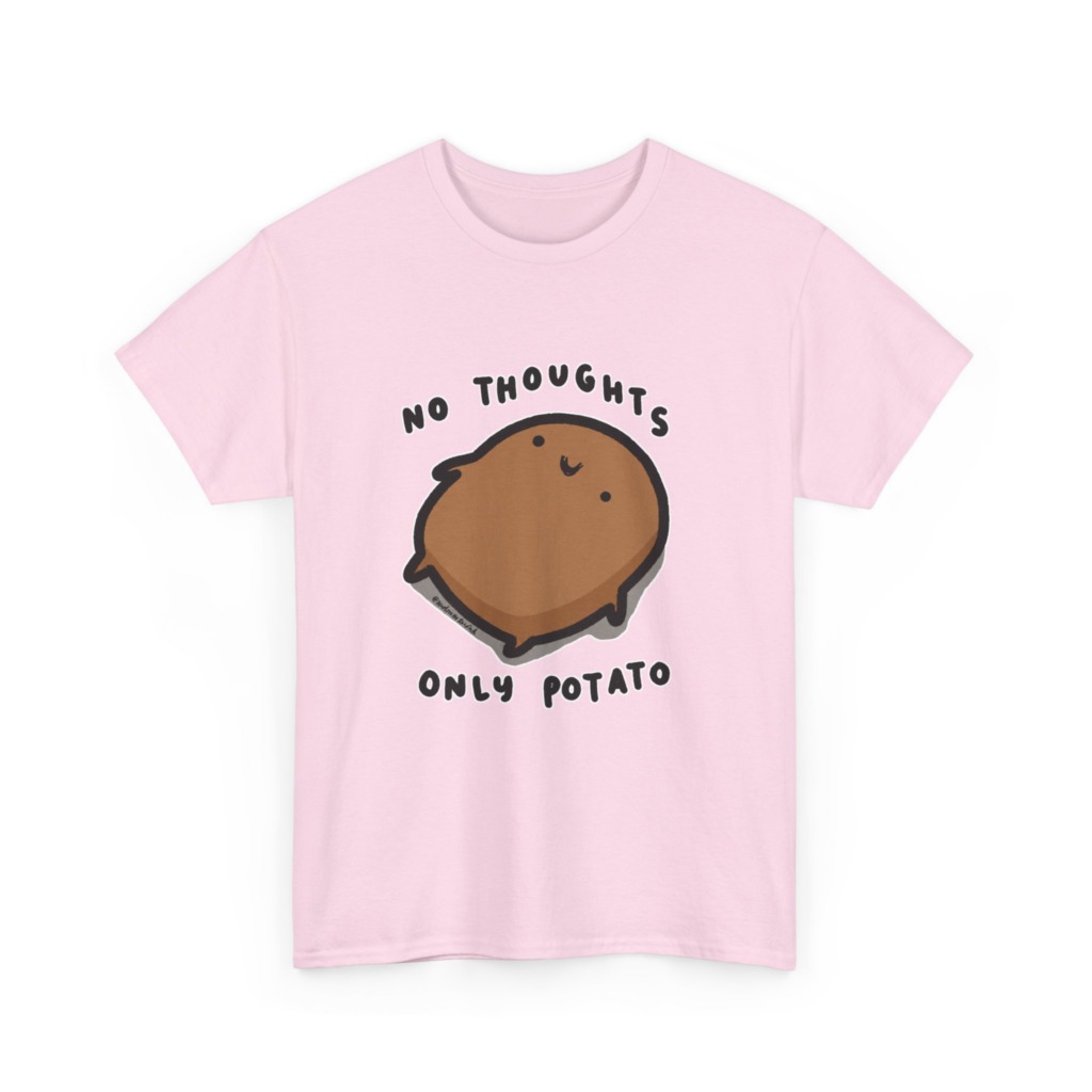 Potato Graphic T-Shirt - No Thoughts Only Potato