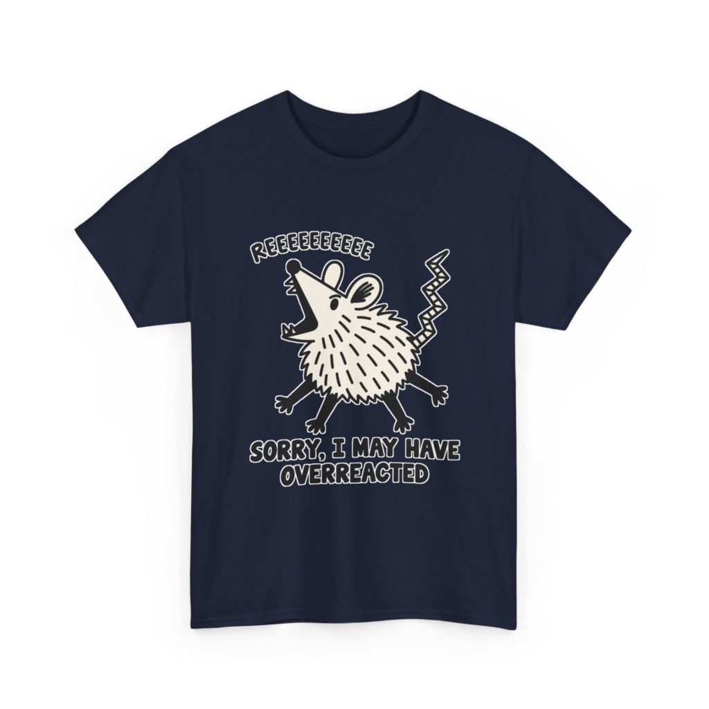 Opossum Overreaction Graphic T-Shirt