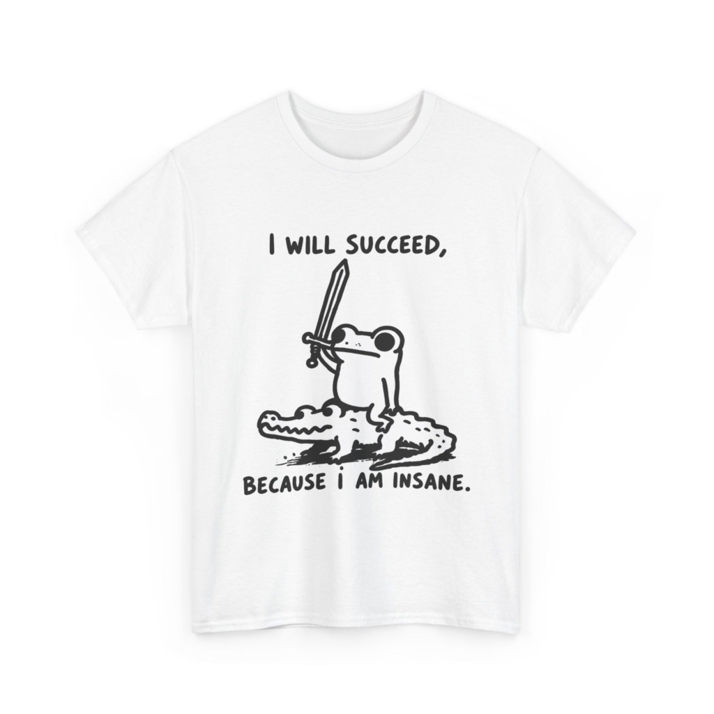 Graphic T-Shirt: Insane Frog Rider with Sword