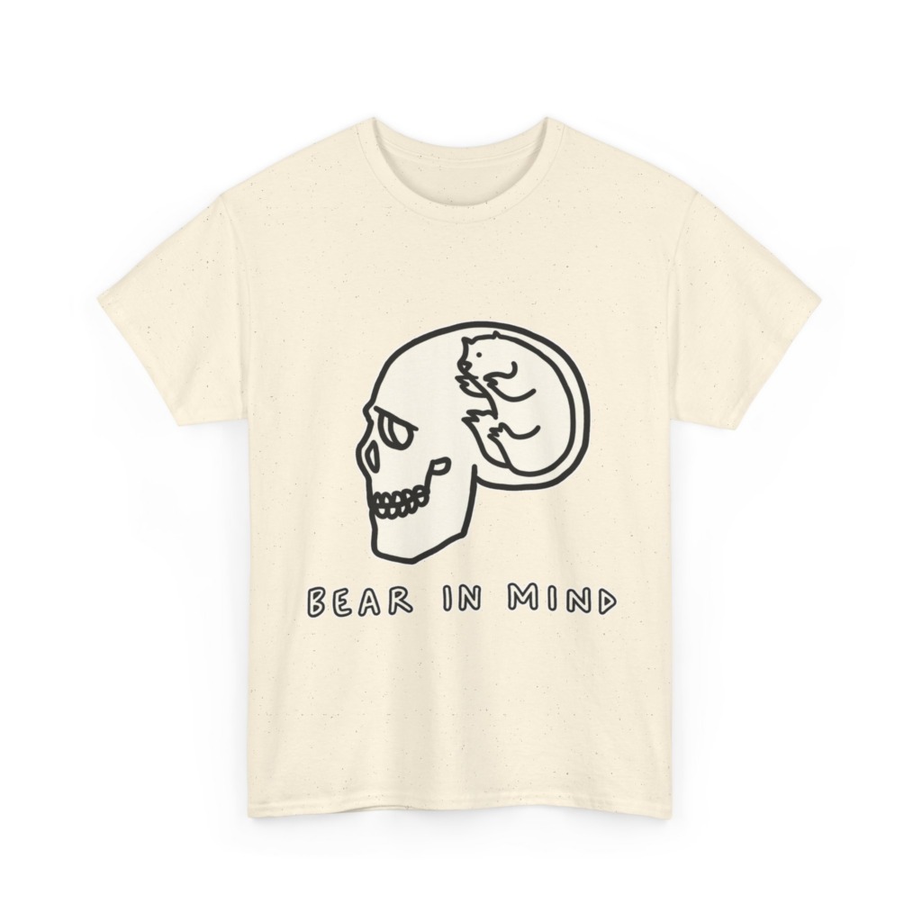 White Bear in Mind Skull Graphic T-Shirt