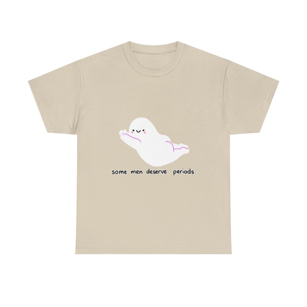 Ghost 'Some Men Deserve Periods' Statement T-Shirt