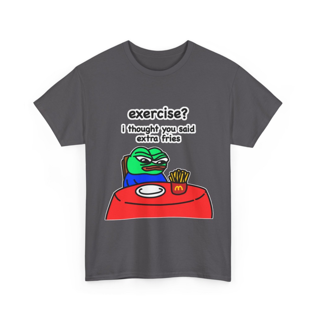 Pepe the Frog 'Extra Fries' Graphic T-Shirt