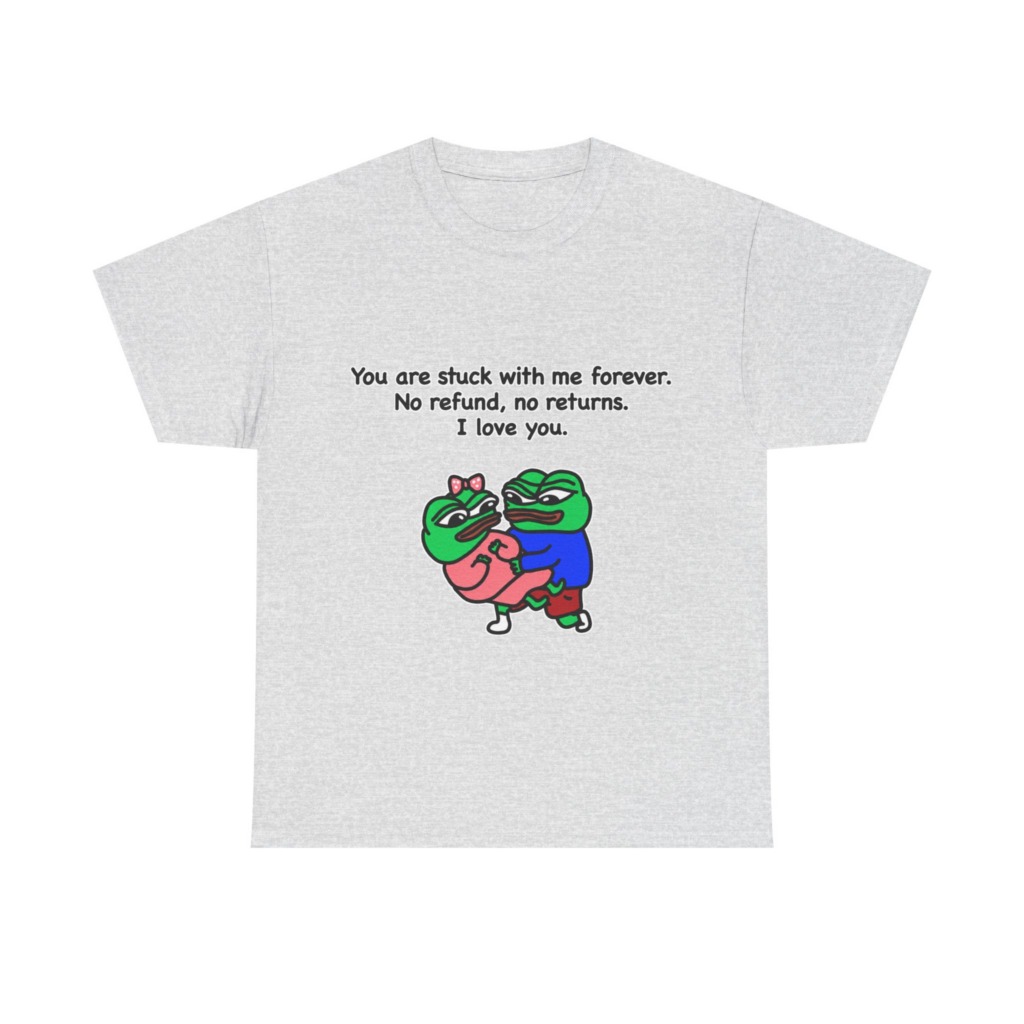 Forever Stuck Love Frogs Graphic Tee