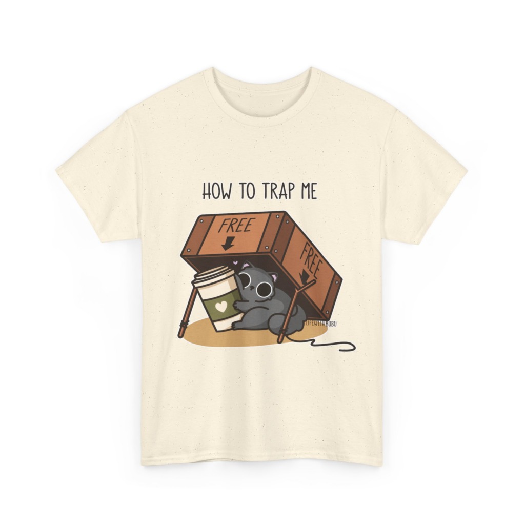 How to Trap Me Coffee Cat Graphic Tee
