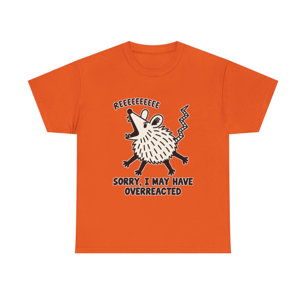 Opossum Overreaction Graphic T-Shirt