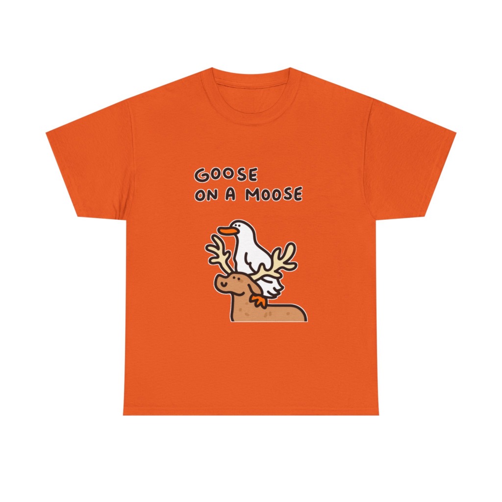 Goose on a Moose Graphic T-Shirt