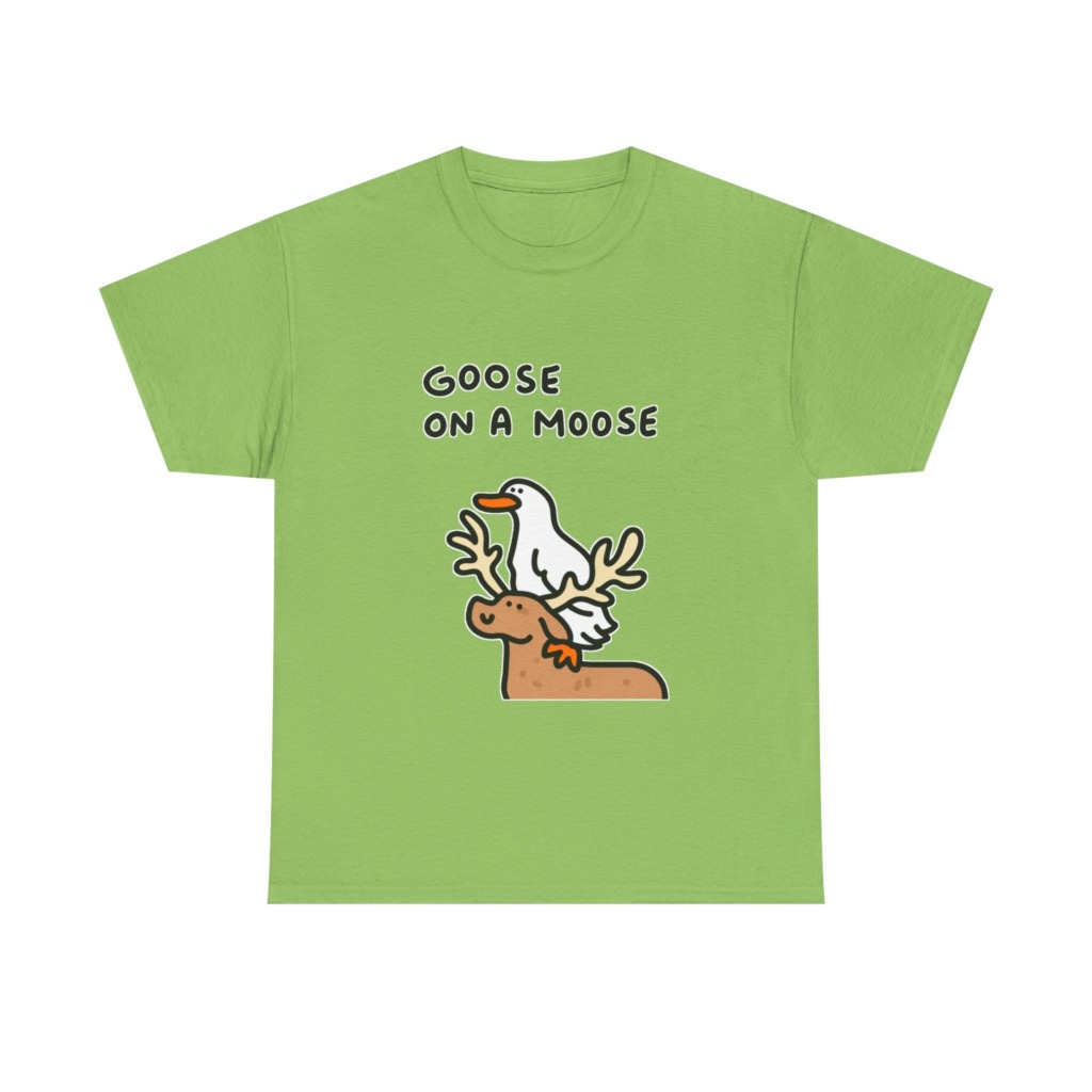 Goose on a Moose Graphic T-Shirt