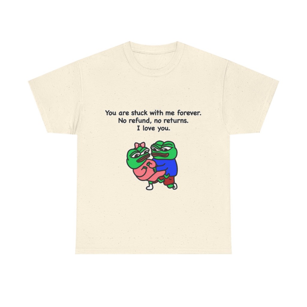 Forever Stuck Love Frogs Graphic Tee