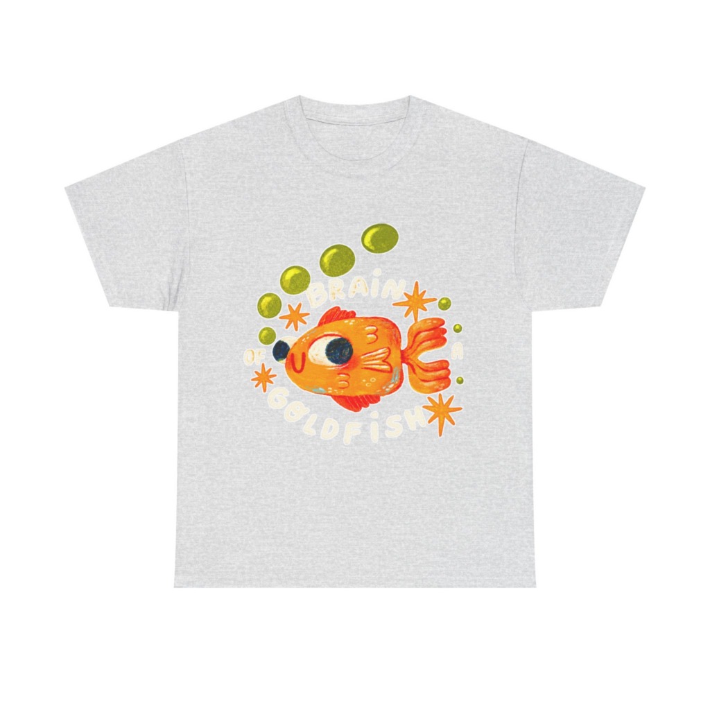 Goldfish 'Brain of a Goldfish' Graphic T-Shirt