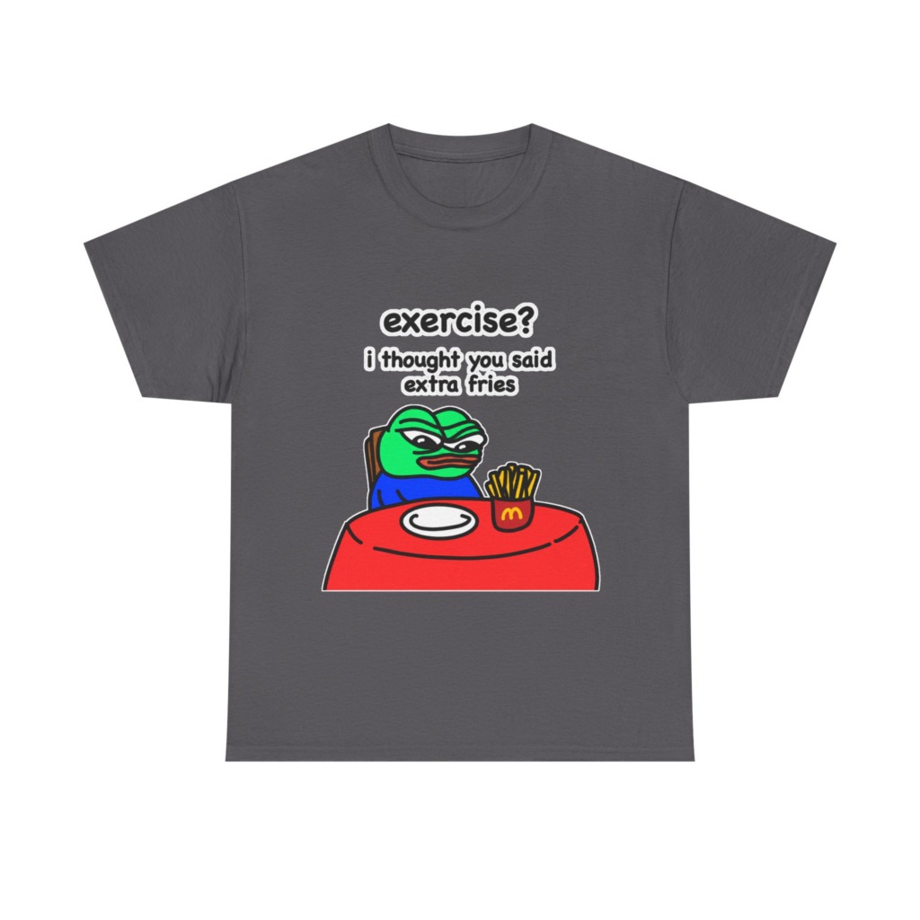 Pepe the Frog 'Extra Fries' Graphic T-Shirt