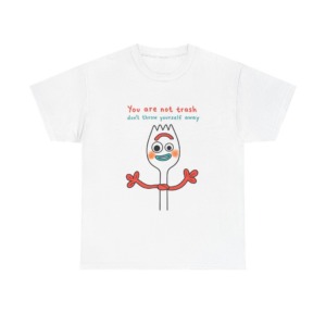 Forky 'You Are Not Trash' Graphic T-Shirt