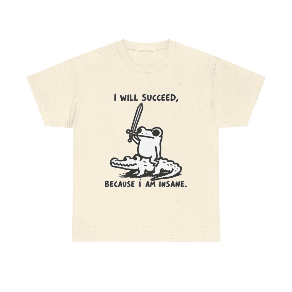 Graphic T-Shirt: Insane Frog Rider with Sword