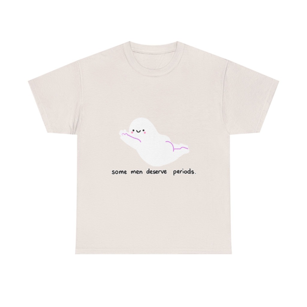 Ghost 'Some Men Deserve Periods' Statement T-Shirt