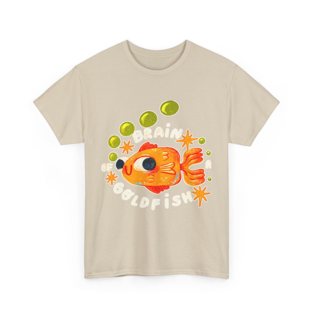 Goldfish 'Brain of a Goldfish' Graphic T-Shirt