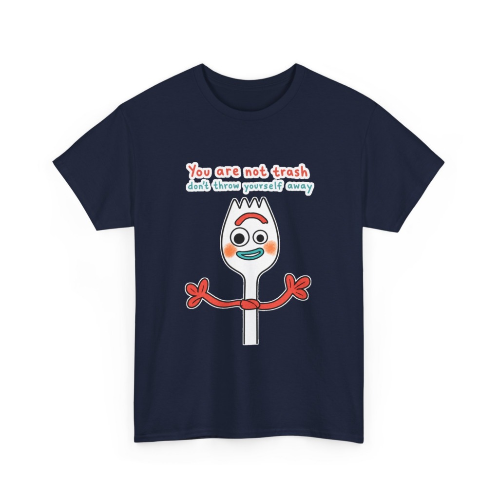 Forky 'You Are Not Trash' Graphic T-Shirt
