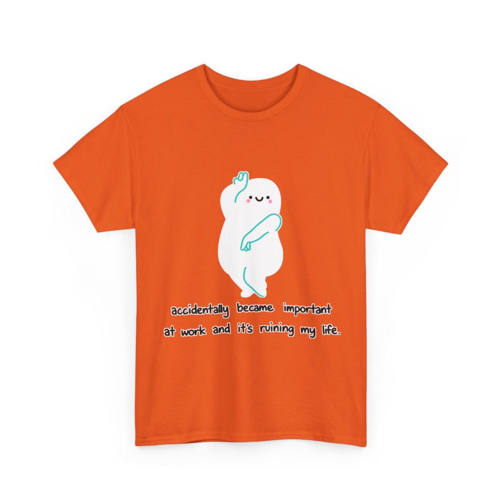 White "Accidentally Important" Graphic Tee