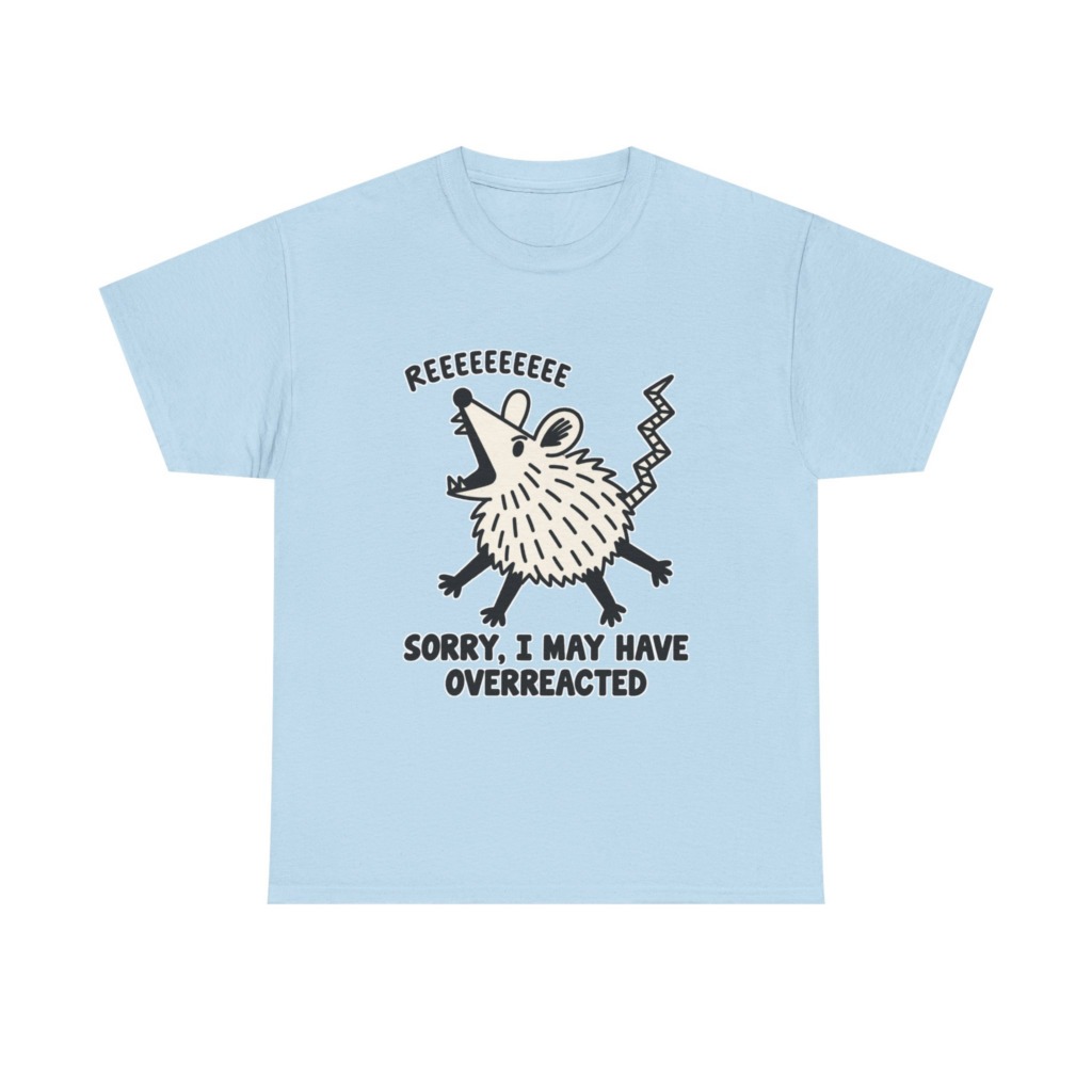 Opossum Overreaction Graphic T-Shirt