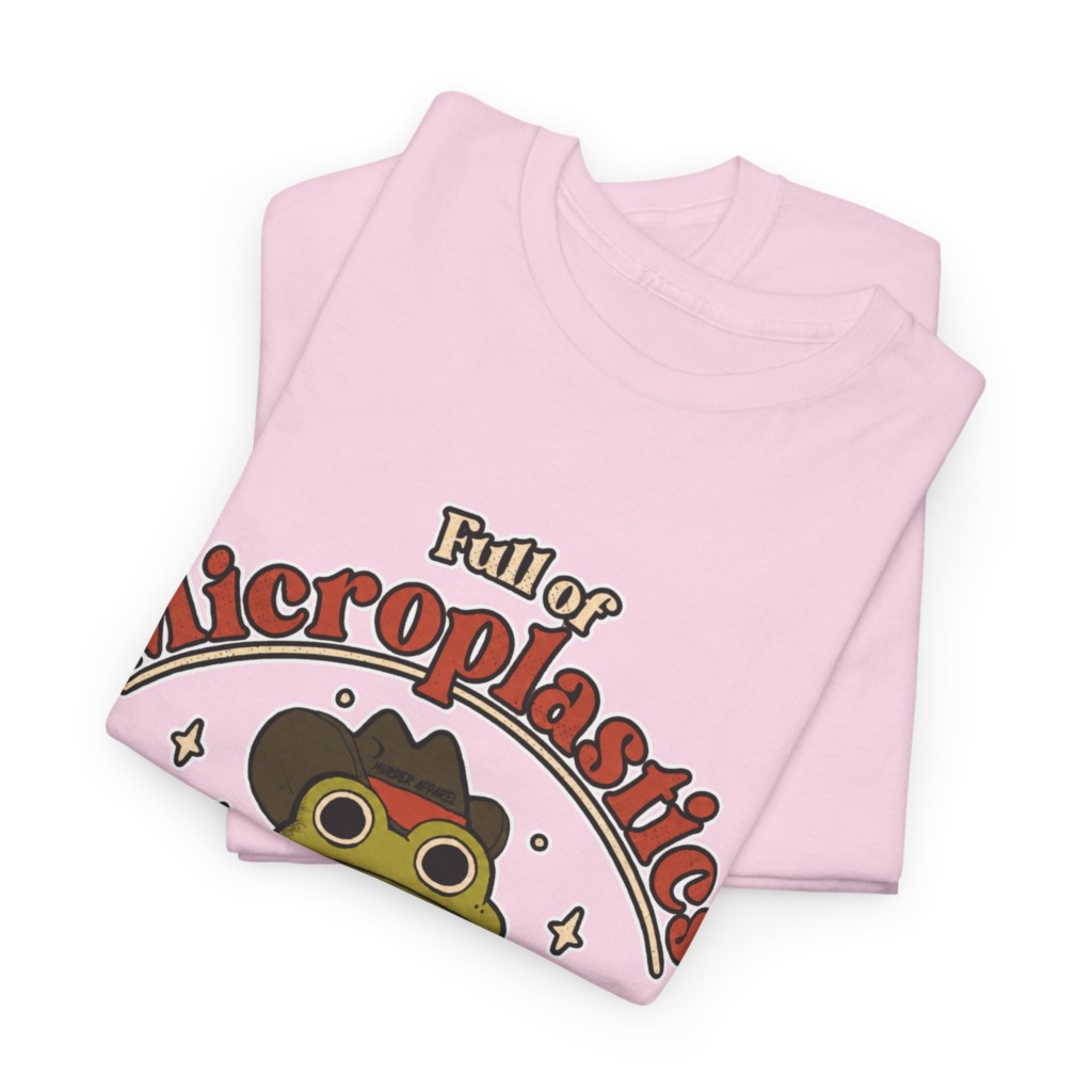 T-Shirt: Cowboy Frog Microplastics Graphic