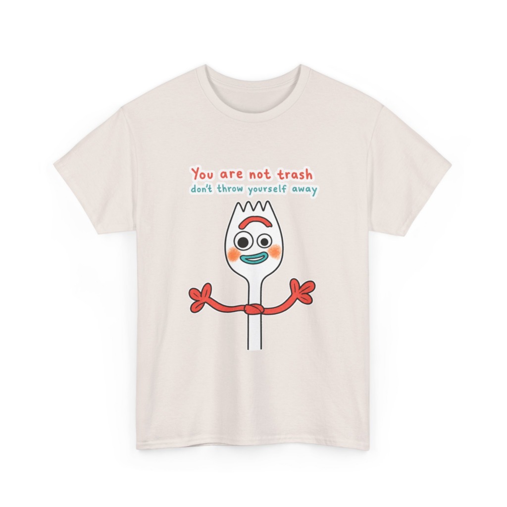 Forky 'You Are Not Trash' Graphic T-Shirt