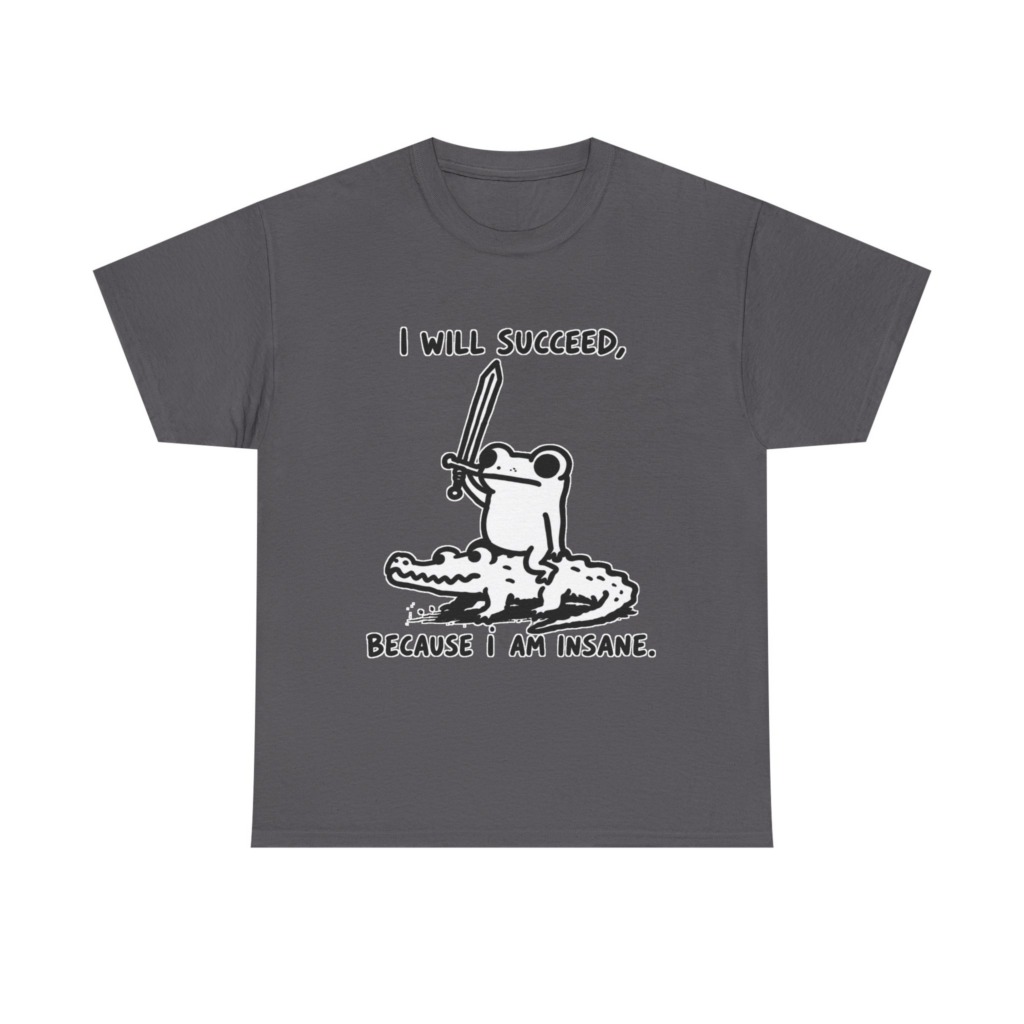 Graphic T-Shirt: Insane Frog Rider with Sword