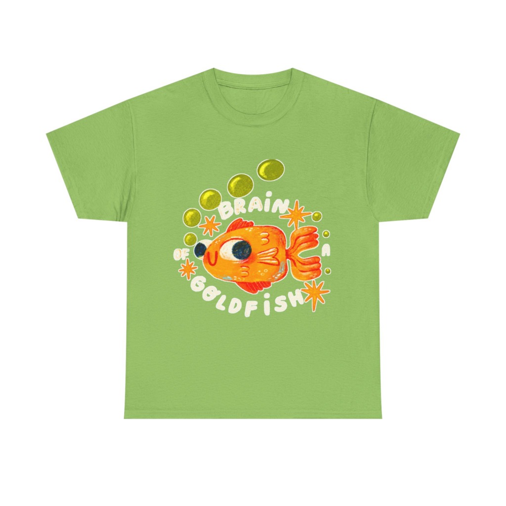 Goldfish 'Brain of a Goldfish' Graphic T-Shirt
