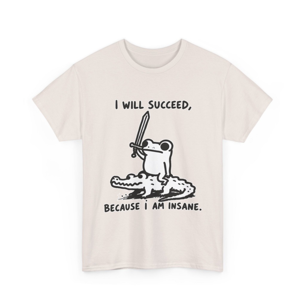 Graphic T-Shirt: Insane Frog Rider with Sword
