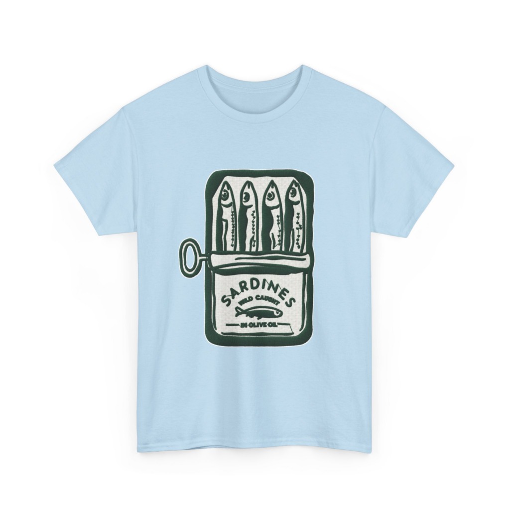 Embroidered Sardine Can Patch