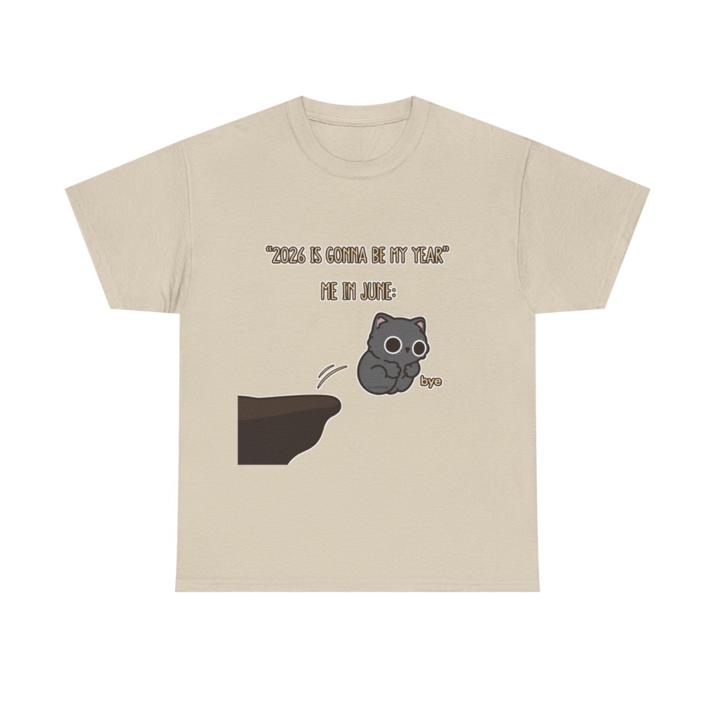 T-Shirt: '2026 Is My Year' Bubu Cat Meme Print
