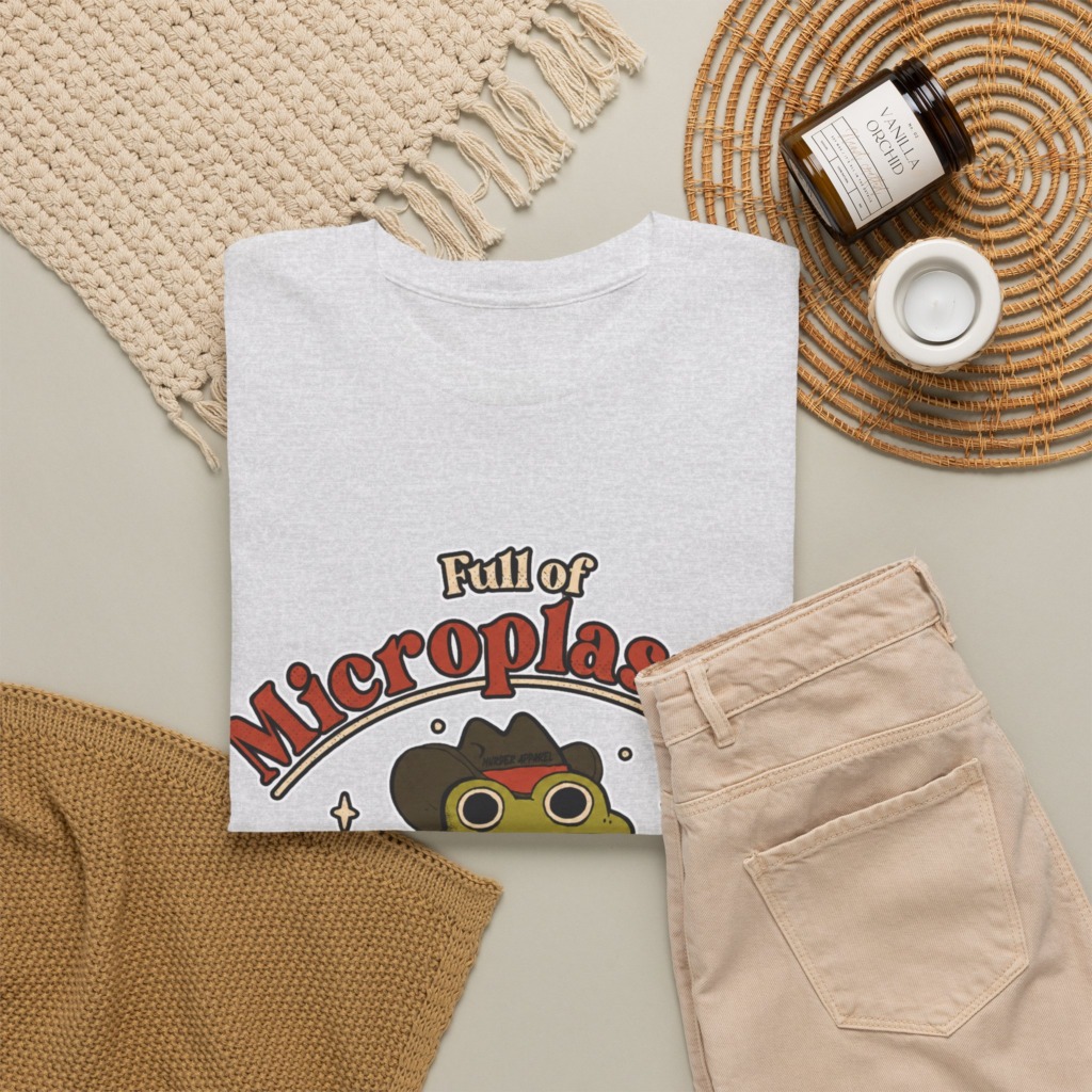 T-Shirt: Cowboy Frog Microplastics Graphic